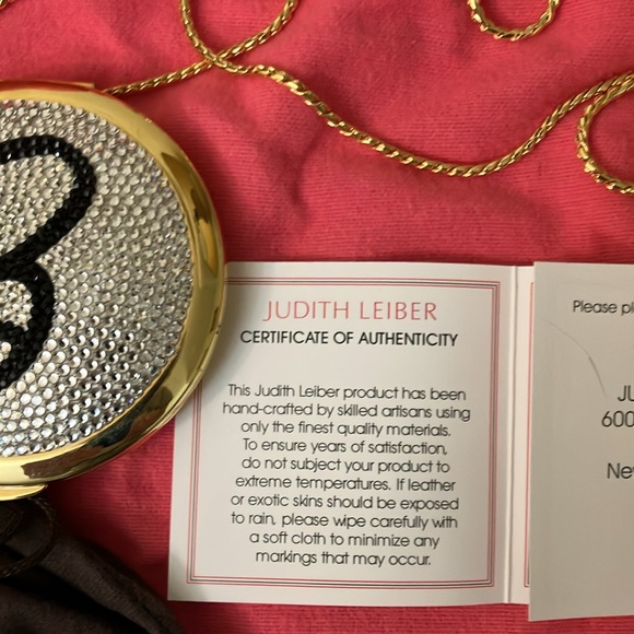 JUDITH LEIBER EXTREMELY RARE ICONIC EVENING BAG , COMPACT, COIN PURSE , MIRROR, - Picture 7 of 13